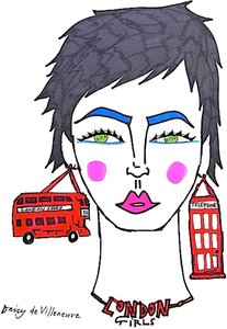 Ragazze di Londra (disegno) da Daisy de Villeneuve