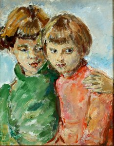 Iris e Kathleen (olio su tela) da Dame Ethel Walker