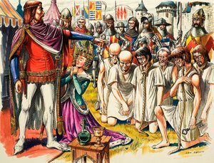 I burgher di Calais e il re Edoardo III d