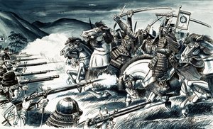 La battaglia di Nagashino nel 1575
