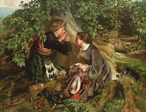 Amanti Scozzesi, 1863 da Daniel Maclise