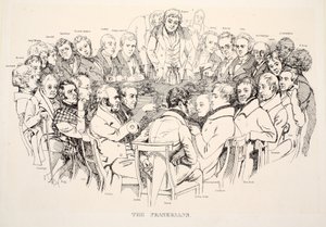 I Fraserians, pub. 1835 da Daniel Maclise