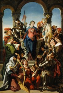 Lo spirito della cavalleria, c.1845 da Daniel Maclise