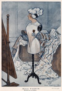 Madame Jeanne Paquin (1869-1936), stilista francese, rappresentata con la croce della Legion d
