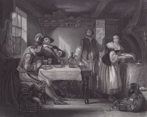 Gil Blas a Pennaflor da Daniel (after) Maclise