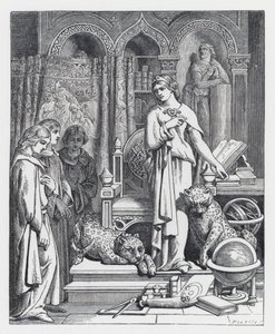 Illustrazione per la poesia di Tennyson, La Principessa