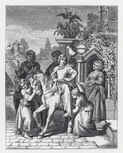 Illustrazione per la poesia di Tennyson, La Principessa