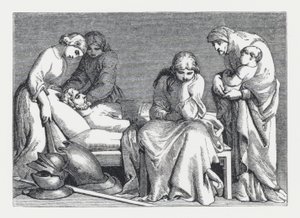 Illustrazione per il poema La Principessa di Tennyson (incisione)
