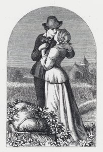 Illustrazione per il poema La Principessa di Tennyson (incisione) da Daniel (after) Maclise