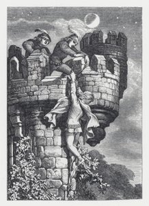 Illustrazione per il poema La Principessa di Tennyson (incisione)