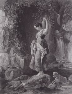 La Ninfa della Cascata (incisione)