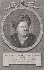 Ritratto di Friedrich Ludwig Hermann Muzel da Daniel Berger