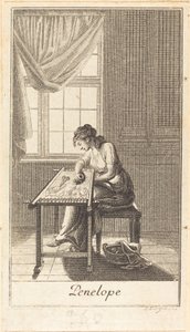 Penelope da Daniel Berger after Daniel Nikolaus Chodowiecki