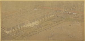 Tavola 114 da Il Piano di Chicago, 1909: Chicago. Boulevard e Parkway proposti su Michigan... da Daniel Burnham