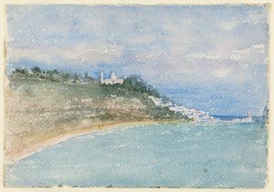 Punto a ovest di Algeri, Nord Africa, Schizzo di viaggio, 1896 da Daniel Burnham