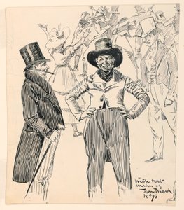 Due dandy in conversazione