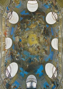 Cupola della Biblioteca di Corte, oggi Biblioteca Nazionale Austriaca (affresco)