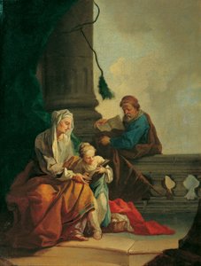 Educazione di Maria da parte di Gioacchino e Anna