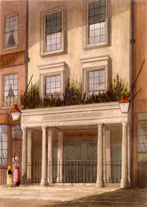 Il Teatro Sans Pareil, 1826 da Daniel Havell