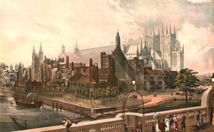 Westminster Hall e Abbazia da Daniel Havell