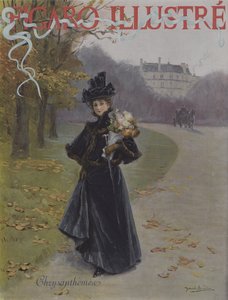Crisantemi. Copertina di Le Figaro Illustré, novembre 1896