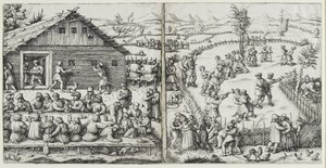 La festa, dopo il 1520 da Daniel Hopfer