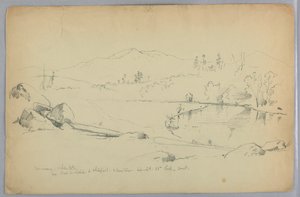 Fiume Ammonoosuc e Montagne Bianche, N.H. da Daniel Huntington