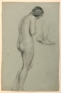 Disegno, Nudo femminile, 1858