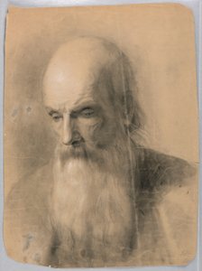 Disegno, studio per "Una lezione di Ch", 1863 da Daniel Huntington