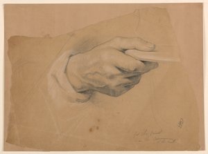 Disegno, studio per "Comunione di t", 1844 da Daniel Huntington