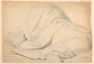 Disegno, studio per la "Comunione degli infermi", 1844-45 da Daniel Huntington