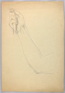 Disegno, studio per il duplicato di "C", 1850 da Daniel Huntington