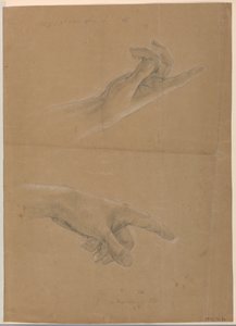 Disegno, studio per "Early Christia", 1839-40