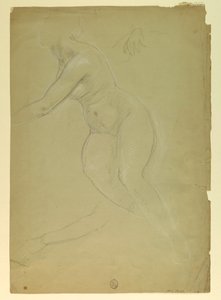 Disegno, studio per "Giustizia e Pe", 1886 da Daniel Huntington