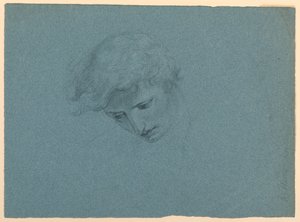 Disegno, studio per "Il sogno di Mercy", 1857 da Daniel Huntington