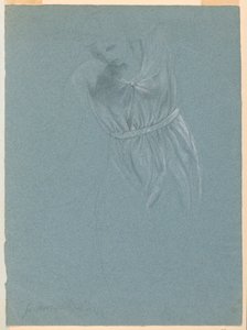 Disegno, studio per "Il sogno di Mercy", 1857 da Daniel Huntington