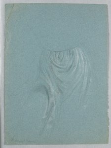 Disegno, studio per "Il sogno di Mercy", 1857 da Daniel Huntington
