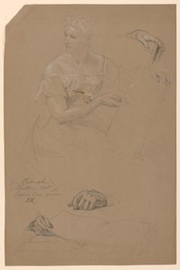 Disegno, studio per la "Filosofia dell