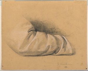 Disegno, studio per "Lezione sacra", 1844
