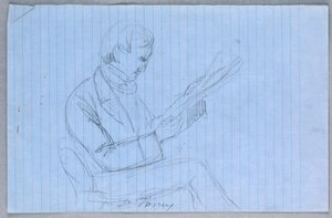 Disegno, studio per "Gruppo scientifico", 1858 da Daniel Huntington