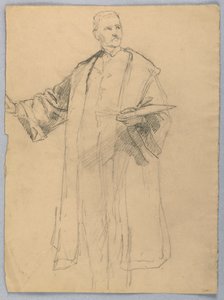 Disegno, Studio per "Tiziano in mostra", 1872 da Daniel Huntington