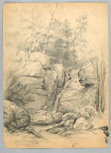 Cascate del ruscello degli artisti, North Conway, New Hampshire