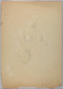 Nudo Femminile, Studio per "Una Maddalena" da Daniel Huntington