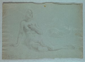 Studio della figura di Mercy per "Il sogno di Mercy"
