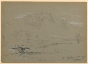 Monte Mansfield dalla Pleasant Valley Road, Cambridge, Vermont da Daniel Huntington