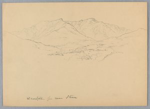 Monte Mansfield vicino a Stowe, Vermont da Daniel Huntington