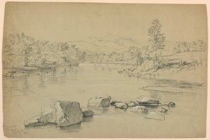 Ponte Pemigewassett, West Campton, New Hampshire da Daniel Huntington