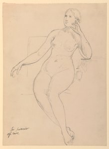 Nudo femminile seduto