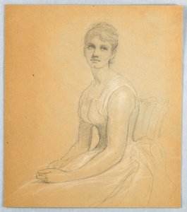 Schizzo per il ritratto di una donna