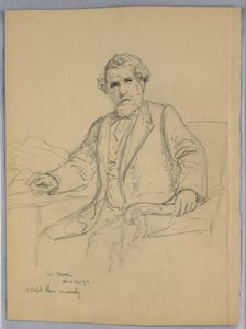 Studio per Ritratto di Charles J. Martin da Daniel Huntington